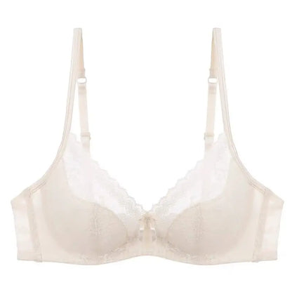 Ultra Comfort French Lace Bra, Demi Cup Underwire Lightweight for Large Bust, Anti Sagging Support Summer Sexy BANERDANNI Sexy B