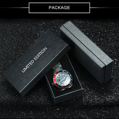WINNER Classic Mechanical Watches Luxury Brand Business Automatic Watch for Men Rotatable Bezel Luminous Dial Steel Strap Clock