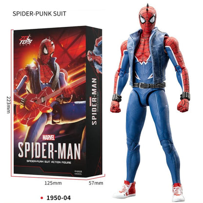 ZD Toy Iron Spider Man Advanced suit legends No Way Home Peter Parker Gold Black Red Model Action Figure Adult Collectible Toy