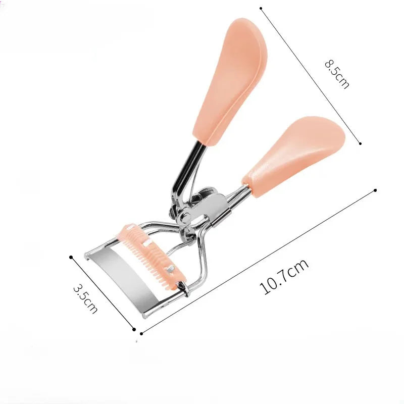 CNKESS 1Pc Pro Makeup Eyelash Curler Beauty Tools Lady Women Nature Style Cute Eyelash Handle Curl Eye Lash Curler random color