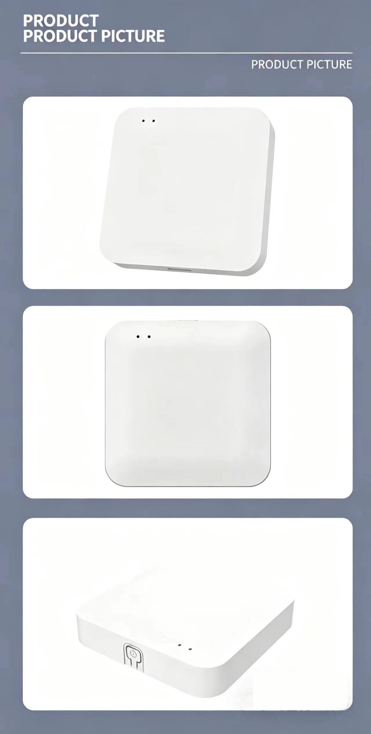 Tuya Multi-mode Smart Gateway, Zigbee 3.0 WiFi Bluetooth Hub for Alexa Google Assistant Home Automation