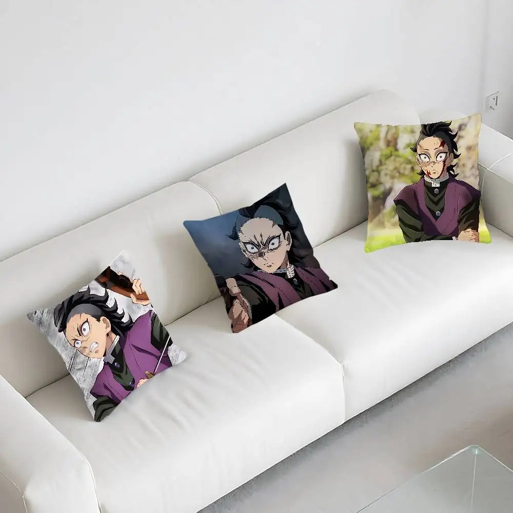 Cool G-genya Shinazugawa Pillow Case Pillow Cover Decorative Pillowcases Cushions Pillowcase Ornamental Pillows For Living Room