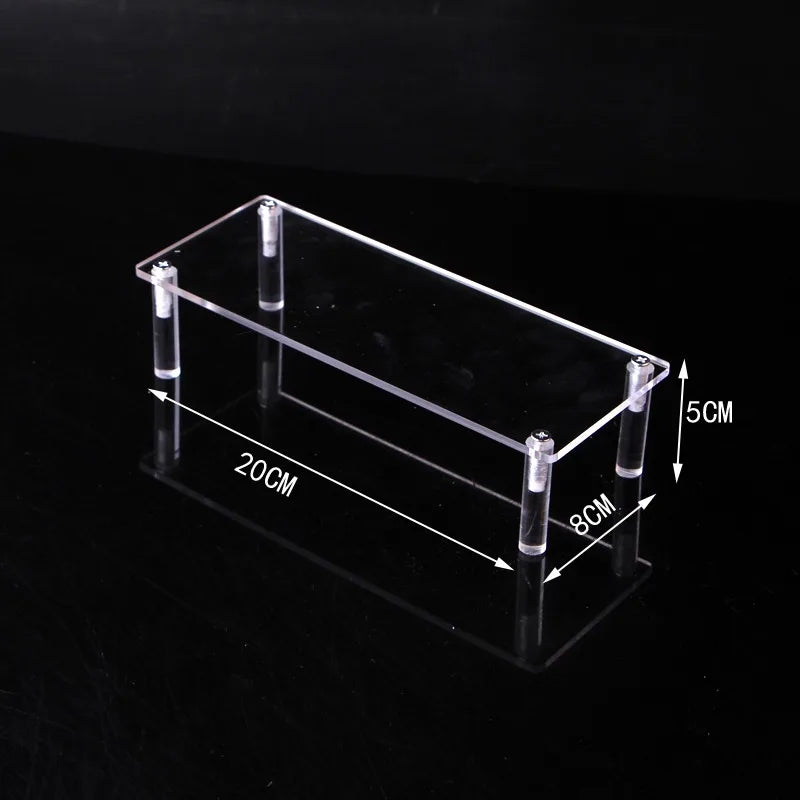 Acrylic Display Risers,Perfume Organizer,Display Riser,Cupcake Display Stand Steps, Organizer Shelf Stand for Figures, Dessert