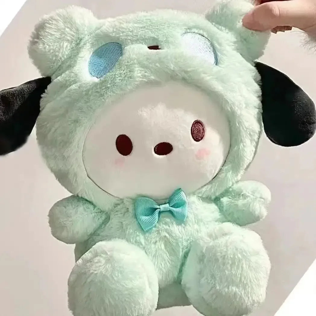 Sanrio Plush Cute Cinnamoroll hello kitty Kuromi My Melody Plush Toys Doll Pillow Anime Cartoon Kids Gifts Room Decoration Dolls