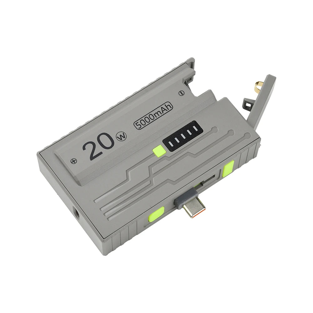 Power Bank Case 1 *21700 Battery Box DIY Kit USB Type-C 20W Fast Charging Power Bank Box Dual Mode Suppors Small Current