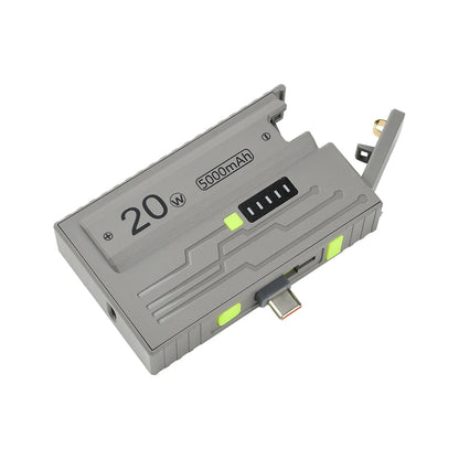 Power Bank Case 1 *21700 Battery Box DIY Kit USB Type-C 20W Fast Charging Power Bank Box Dual Mode Suppors Small Current