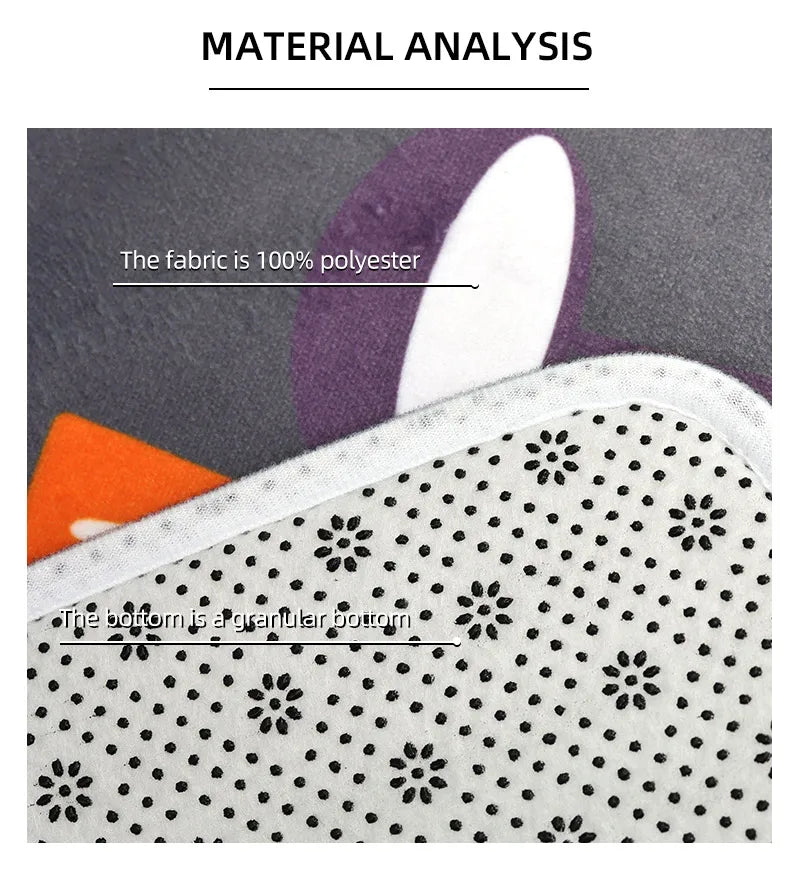 Multi-purpose Sponge Water Absorption Mat: Kitchen, Bathroom Bathroom Anti-skid, Moisture Absorption, Machine Washable Carpet