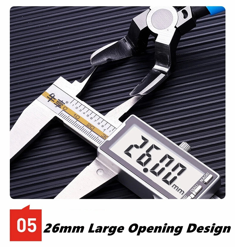 Multifunctional Car Clip Pliers Diagonal Pliers Car Rivet Tightening Pliers Wire Stripping Plier Staple Screwdriver Removal Tool