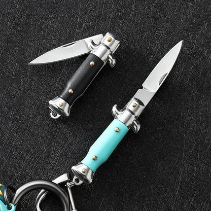 MiniPortable Folding Pocket Knife Multifunction EDC Keychain Pendant Camping Outdoor Survival Blade Cutter Opener Unpacking Tool