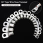 1~50Pcs SC Type Wire Nose Terminal SC35 SC50 SC70 SC95 Bare Copper Battery Block Lugs Hole ID 6 8 10 12mm Crimp Wire Connectors