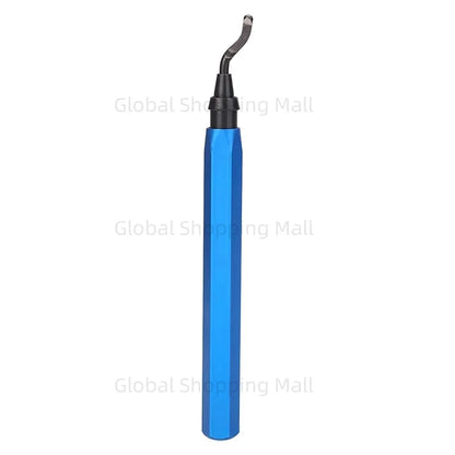 RB1000 Handle Burr Deburring Remover Cutting Tool With 10 Pcs Rotary Deburr Blade Professional Deburring Tool Kit