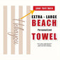 Personalized Striped Beach Towel Custom Name/Logo Microfiber Towel Thin Quick Dry Absorbent for Beach Swimming Yoga Bath Sports