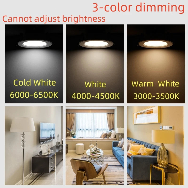 LED Downlight Spot LED Ceiling  220V  5W 7W 9W 12W 15W 18W Recessed in LED downlight  Downlight Light Cold Warm white Lamp