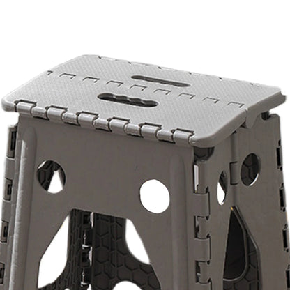 Plastic Folding Stepping Stool 400 LBS Capacity Non Slip Foldable Stools Multipurpose Camping Chair Handheld Thickened Footstool