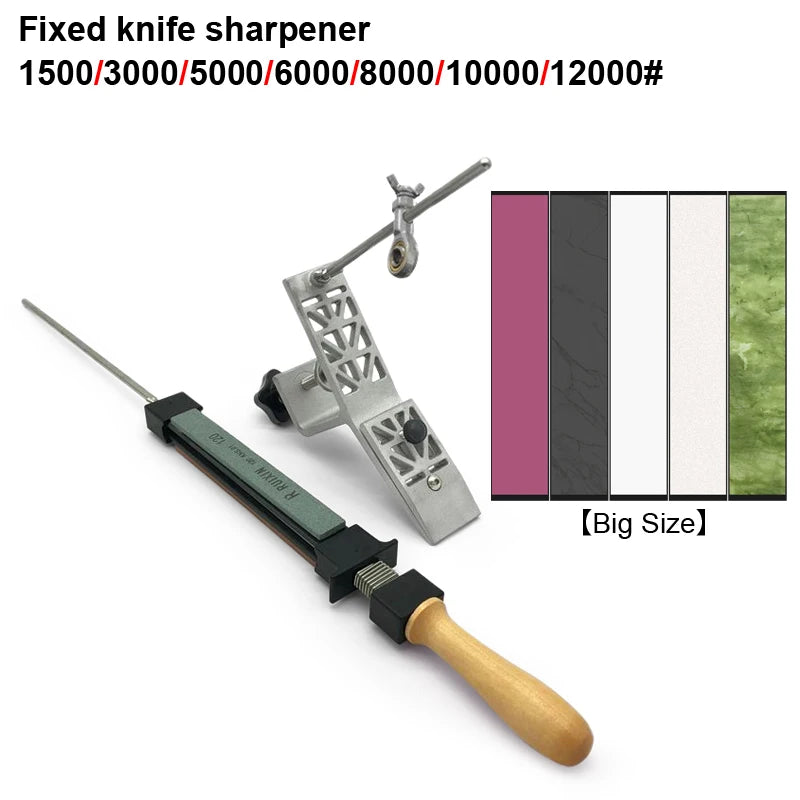 Angle Fixed Knife Sharpener Professional Sharpening Stone Kitchen Grinding System Honing Diamond Grinder Woodwork Tool Whetstone