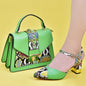 2024 Italian Shoe and Bag Set for Party In Women Luxury Shoes Women Designers Nigerian Women Party Pumps High Heels Sexy Ladies