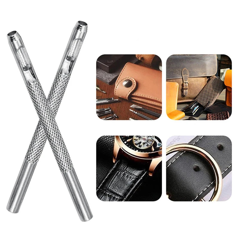 Leather Sewing Awl Set Replaceable Multifunctional Shoes Repair Tool Kit Punch Stitching Needles DIY Sewing Leathercraft