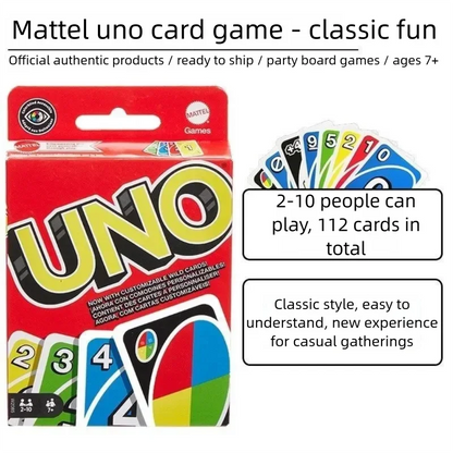 UNO Filp JRV01 Playing Cards Games DOS Family Party Table Playing Card W2085-Mattel Kids Toys Board Games