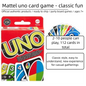 UNO Filp JRV01 Playing Cards Games DOS Family Party Table Playing Card W2085-Mattel Kids Toys Board Games