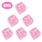 3/4.5/5.5CM Ice Cube Squishy Toy Stress Relieving Soft Touch Slow Rebound Stretch Squeeze Snowflake Ice Cube Xmas Gift for Adult