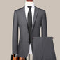 Suit Outdoor (Blazer+ Pants) Men's Fashion Gentleman's Business Suit Slim Outdoor Decoration Body Wedding Casual Suit