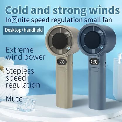Portable Handheld Mini Fan, Powerful Wind Speed, Convenient USB Charging, Suitable for Travel, Outdoor Activities, and Summer