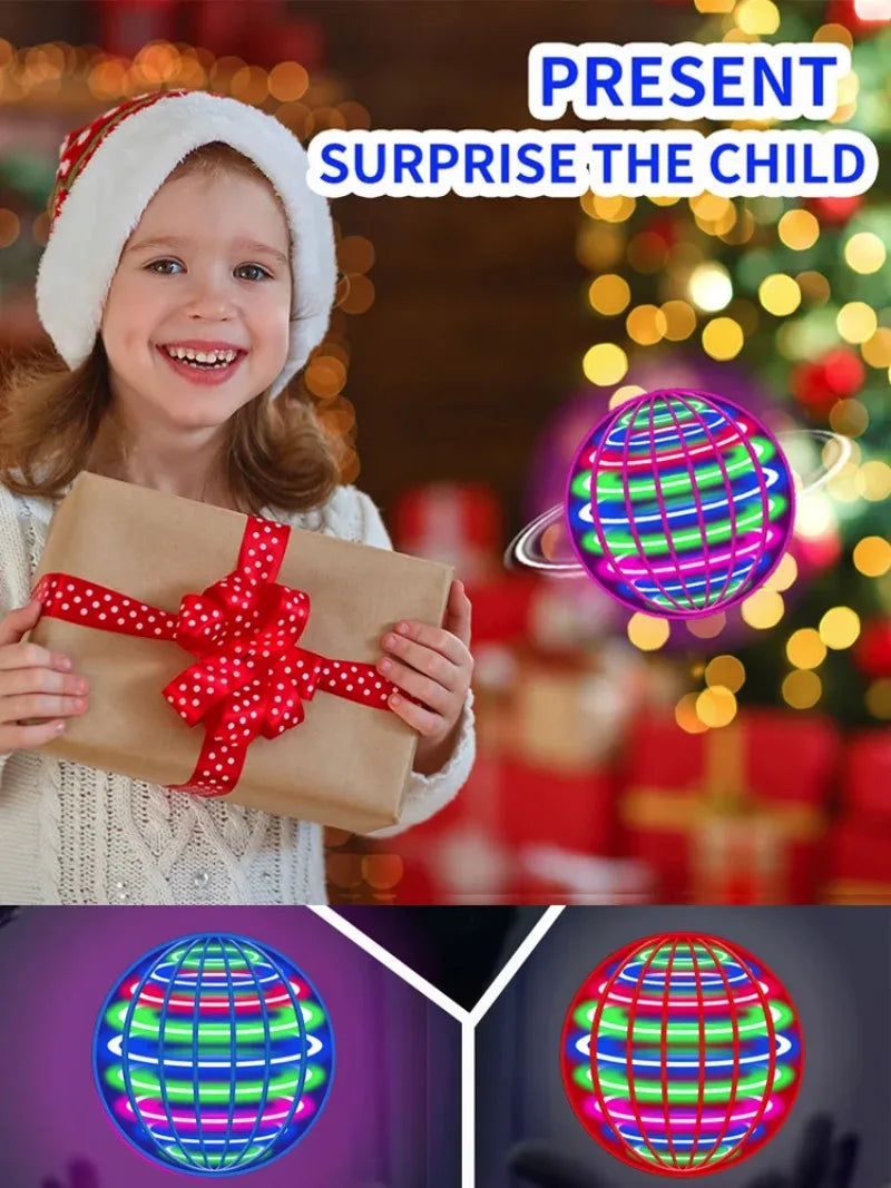 2026 Hand Controlled Flying Ball Boomerang Hover Ball Flying Spinner Toy with Magic LED Lights Fidget Toys