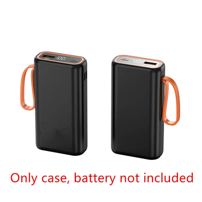DIY Welded Shell 2*21700 Battery Holder Power Bank Case USB Type C Mobile Phone Charger 21700 Battery Storage Box For Smartphone
