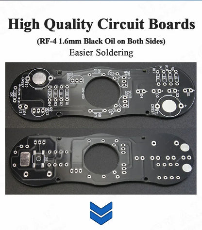 DIY LED Fidget Top Electronic Kit Soldering Project Practice Solder Assembly DIY Electronic Kit Component Colour Light