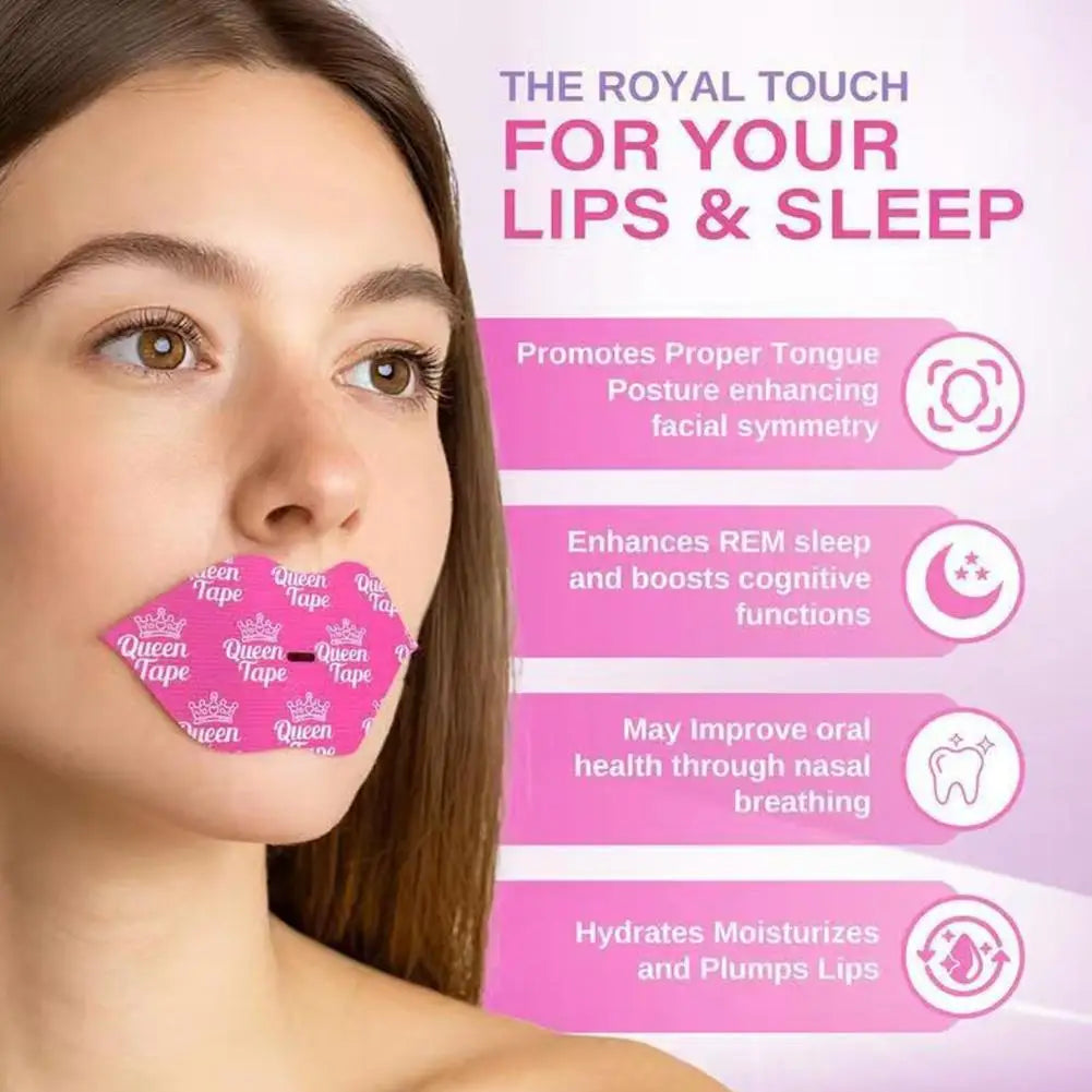 Mouth Tape Hydrating Moisturizing Correction Improve Sleeping Promote Breath Night Sleep Mouth Orthosis Tape Anti Snoring Portab