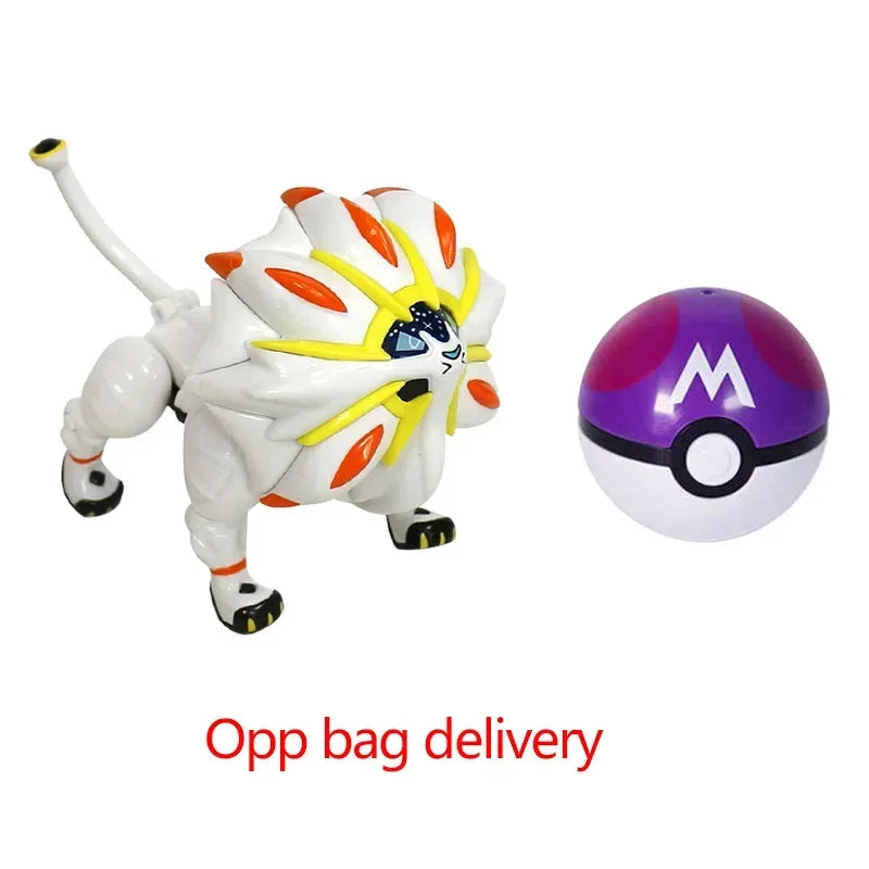 Pokemon Figure Pokeball Poke Ball Venusaur Charizard Gyarados Pikachu Mewtwo Gengar Blastoise Mew Eevee Box Elf for Kid Toy Gift