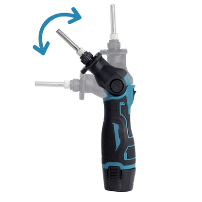 12V Cordless Soldering Iron 25W 0-400℃ Constant-Temperature Lithium-Ion Powered Electric Welding Gun with Battery & Charger