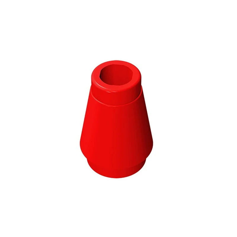 10PCS 59900 4589 1x1 Cone Block Moc Building Loose Parts Compatible with Brick DIY Children's Toy Assembly Gift