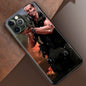 Mobile Phone Case For iPhone 14 15 11 12 13 16 Pro Max 16 Plus XS Black Soft Cover Coque Arnold Schwarzenegger Commando 1985