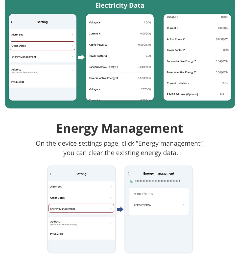 Zemismart 120A Zigbee WiFi 3 Phase Energy Meter Smart Din-rail Power Monitor Withdrawable Split-core CTs Works with Tuya App