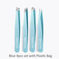 Eyebrow Tweezer Colorful Hair Beauty Fine Hairs Puller Stainless Steel Slanted Eye Brow Clips Removal Makeup Tools