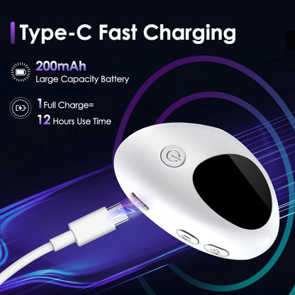 Microcurrent Sleep Aid Device CES Palm 15 Level Pluse Stimulation Massager Sleep Instrument for Insomnia Stress Anxiety Relief