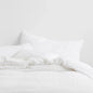 100% French Linen Soft Breathable Pillow Covers Decorative Square Throw Pillow Covers for Bed Couch Sofa Envelope Closure
