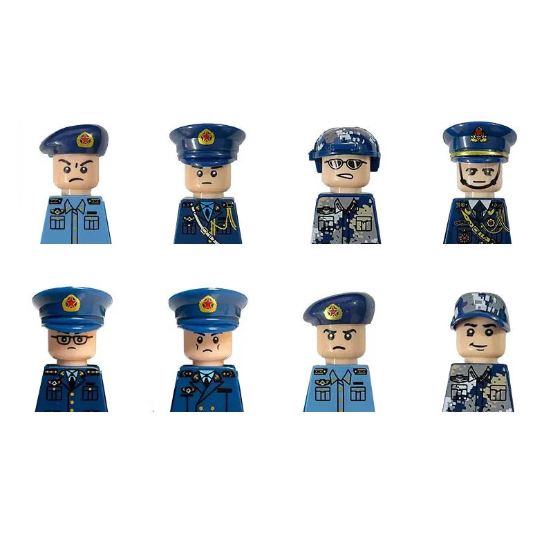 City Career 3D Building Block Dolls Toys Cartoon Character Models Mini Action Figures Educational Toys Children's Gifts