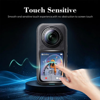 Screen Lens Protector for Insta360 X6 Tempered Glass Film Clear Anti-scratch Lens Guard Cover for Insta 360 X6 Camera Accessorie