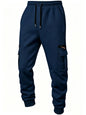 2026 Men's Joggers Pants Loose Drawstring Long Pants Men Zipper Multi-pocket Sweatpants Casual Cargo Trousers For Men Fitness