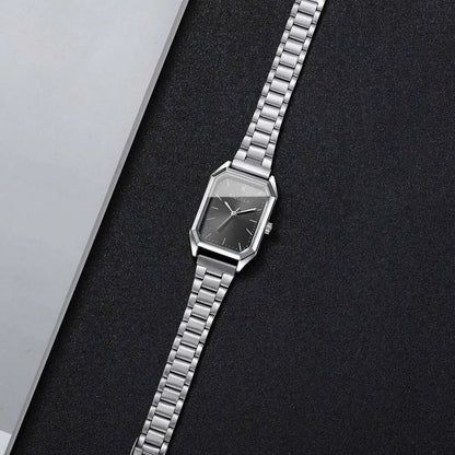 Fashion Rectangle Women Watches Simple Analog Quartz Wristwatch for Girls Clock Gift Reloj Mujer（Without Box）