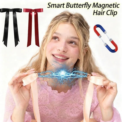 Magnetyczna spinka do włosów Motyl dla Kobiet Dziewcząt, Inteligentna, Nie Niszczy Włosów, Mocne Utrwalenie, Innowacyjne Akcesoria do Włosów, Prezent