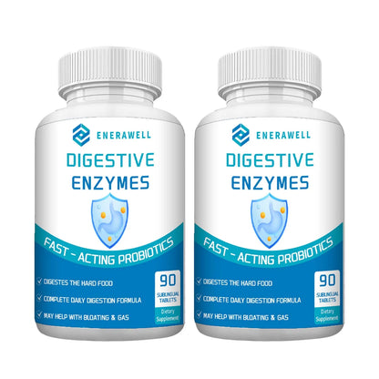 Digestive Enzymes Supplement - Digestion and Intestinal Health for Adults Men and Women, Promotes Nutrient Absorption