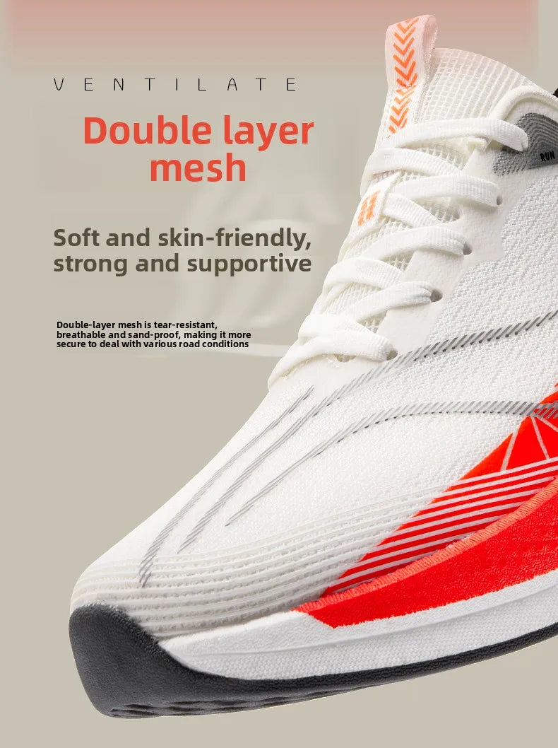2026 New Chitu 9ro Carbon Fiber Plate Running Sneakers Lightweight Cushion Jogging Trainers Competition Sports Shoes Unisex
