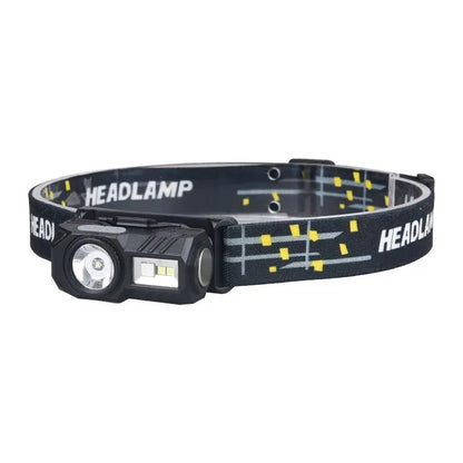 Mini Dual COB Headlamp Sensor Hat Clip Headlight 5 Lighting Modes Outdoor Camping Hunting Flashlight Induction Head Lamps