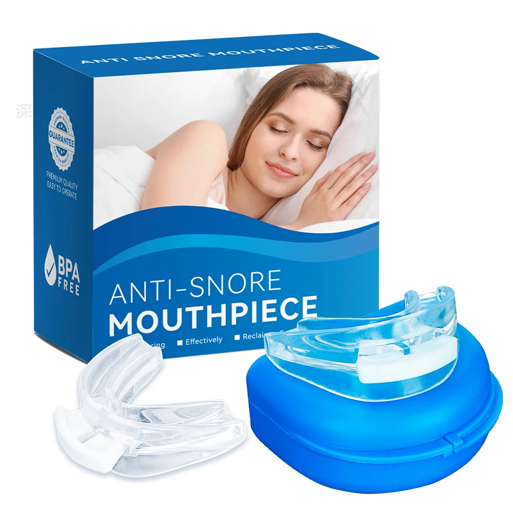 Anti Snoring Bruxism Mouth Guard Improve Sleeping Teeth Bruxism Sleep Aid Anti-Snore and Apnea Device To Stop Snoring