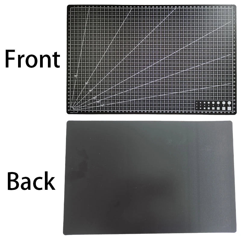 A3 PVC Cutting Mat Single Side Patchwork Cut Pad for Workbench Patchwork Sewing Manual DIY Knife Engraving Leather Cutting Board