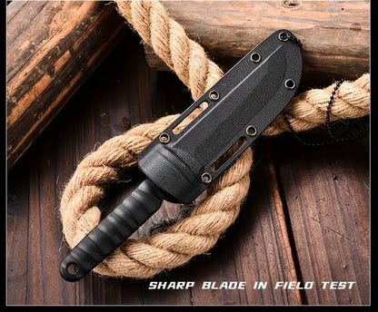 New Outdoor knife self-defense knife outdoor survival knife  high hardness one steel  portable mountaineering k