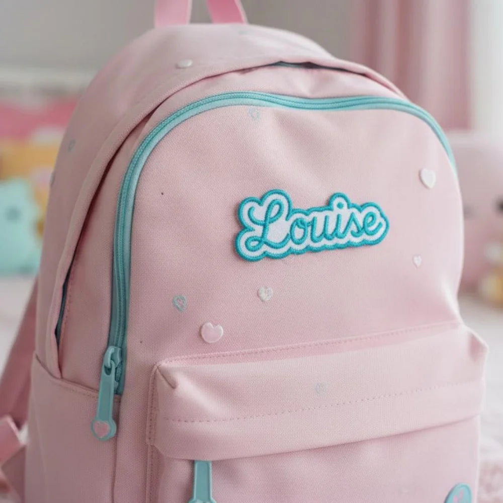 Customized Text Iron‑On Name Embroidered Patch Personalized Letter Applique Badge for Clothes Backpack Hat DIY Accessory